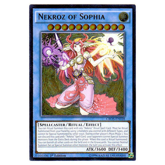 Yu-Gi-Oh! - Crossed Souls - Nekroz of Sophia (Ultimate Rare) CROS-EN038