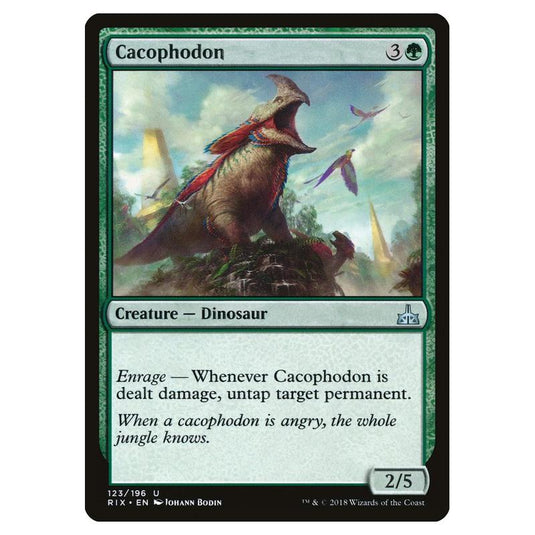 Magic The Gathering - Rivals Of Ixalan - Cacophodon - 123/196 (Foil)