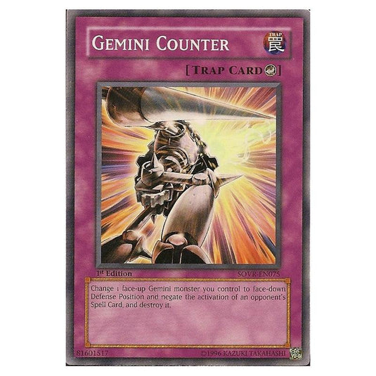 Yu-Gi-Oh! - Stardust Overdrive - Gemini Counter (Common) SOVR-EN075