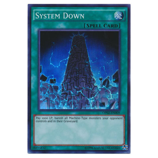 Yu-Gi-Oh! - OTS Tournament Pack 2 - System Down (Super Rare) OP02-EN009
