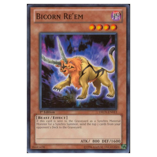 Yu-Gi-Oh! - Duelist Revolution - Bicorn Re'em (Common) DREV-EN013
