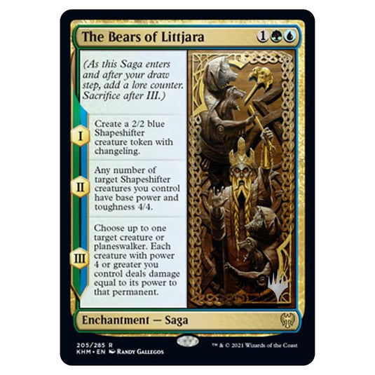 Magic The Gathering - Kaldheim Promos - The Bears of Littjara
