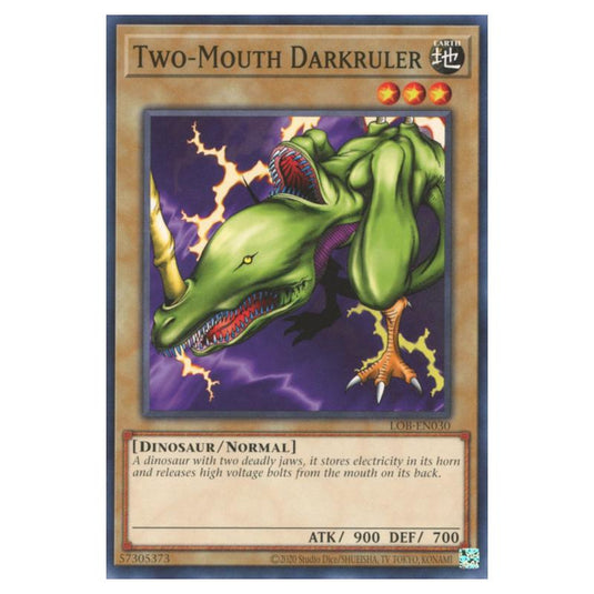 Yu-Gi-Oh! - Legend of Blue Eyes White Dragon (25th Anniversary Edition) - Two-Mouth Darkruler (Common) - LOB25-EN030