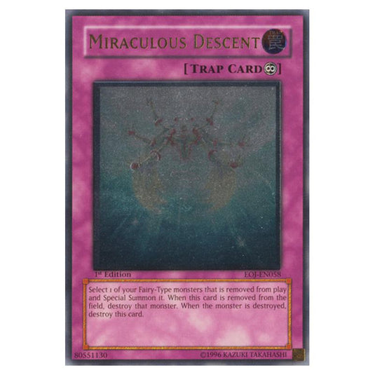 Yu-Gi-Oh! - Enemy of Justice - Miraculous Descent (Ultimate Rare) EOJ-EN058