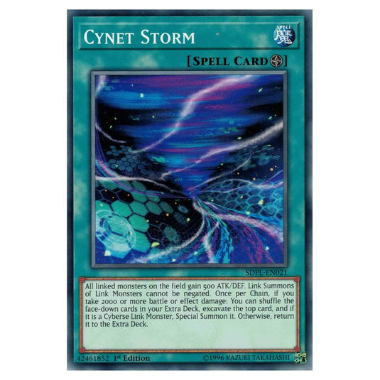 Yu-Gi-Oh! - Structure Deck - Powercode Link - Cynet Storm (Common) SDPL-EN021