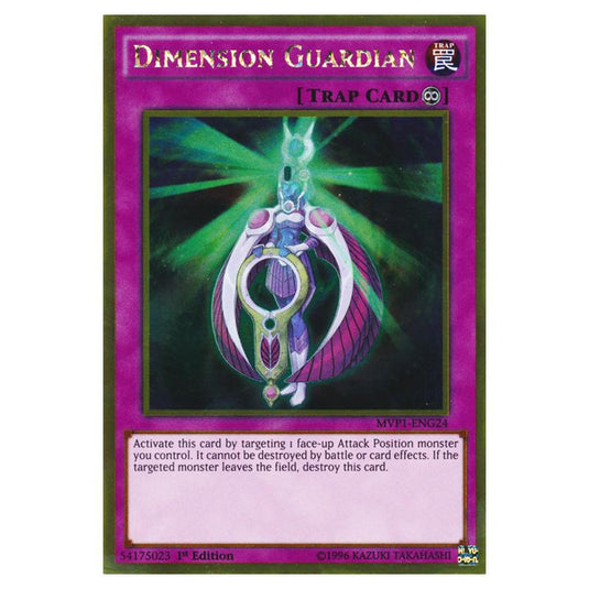 Yu-Gi-Oh! - Yu-Gi-Oh! The Dark Side of Dimensions Movie Pack - Gold Edition - Dimension Guardian (Gold Rare) MVP1-ENG24
