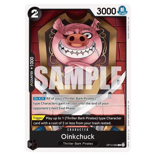 One Piece - OP14 - The Azure Sea's Seven - Oinkchuck - OP14-082