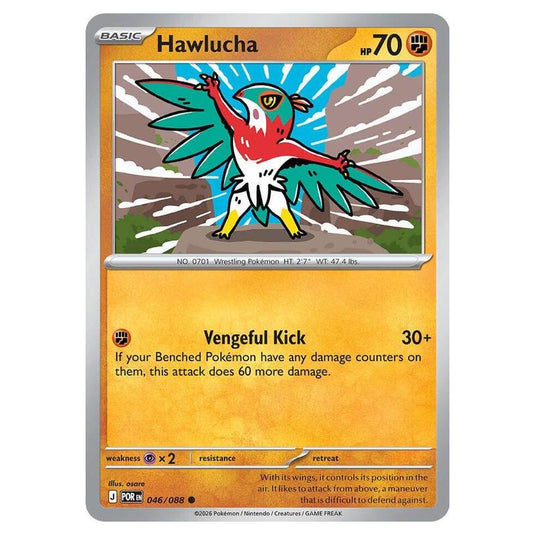 Pokemon - Mega Evolution - Perfect Order - Hawlucha - 046/088
