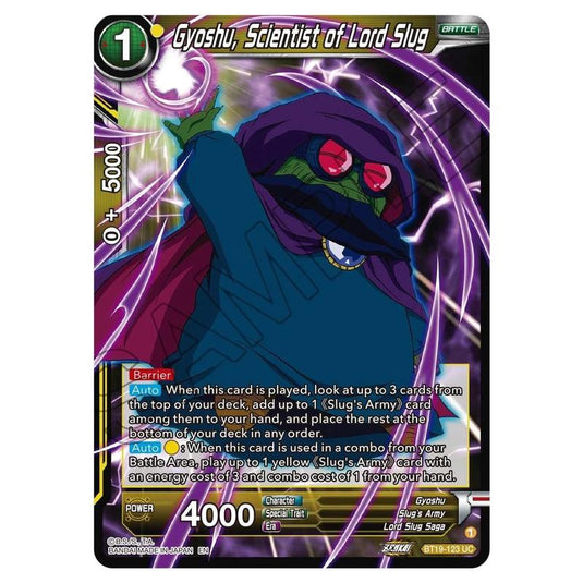 Dragon Ball Super - Fighter's Ambition - Gyoshu, Scientist of Lord Slug - BT19-123