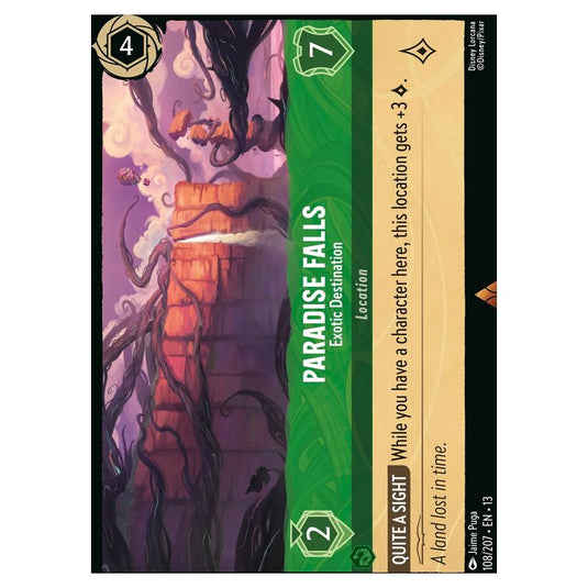 Lorcana - Attack of the Vine! - Paradise Falls - Exotic Destination (Rare) - 108/207