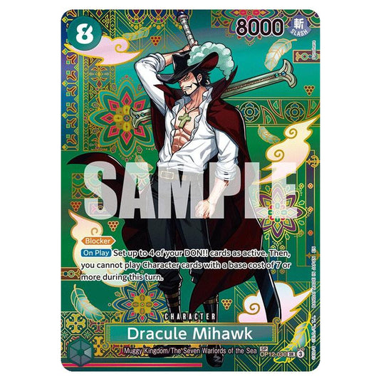 One Piece - OP14 - The Azure Sea's Seven - Dracule Mihawk - OP12-030