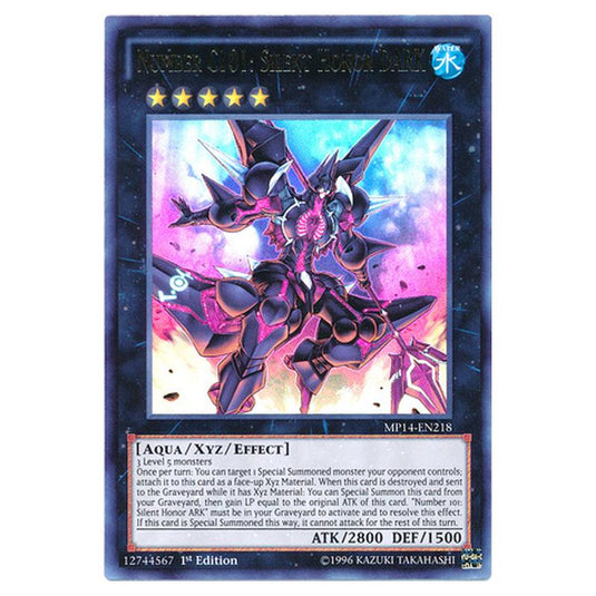 Yu-Gi-Oh! - 2014 Mega-Tin Mega Pack - Number C101: Silent Honor DARK (Ultra Rare) MP14-EN218