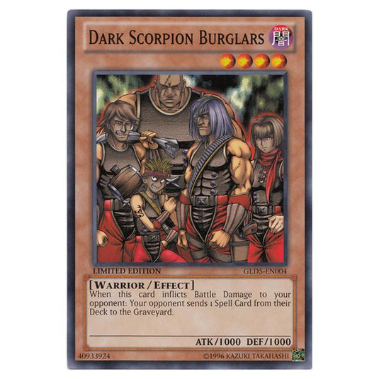 Yu-Gi-Oh! - Gold Series - Haunted Mine - Dark Scorpion Burglars (Common) GLD5-EN004