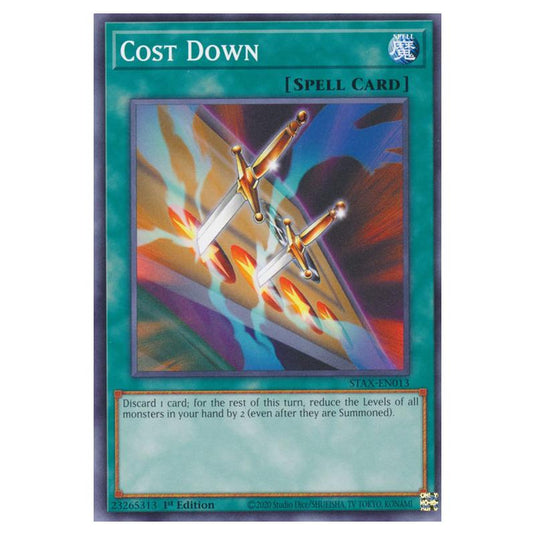 Yu-Gi-Oh! - 2-Player Starter Set - Cost Down (Common) STAX-EN013