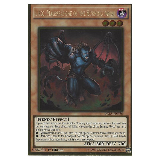 Yu-Gi-Oh! - Premium Gold - Infinite Gold - Libic, Malebranche of the Burning Abyss (Gold Rare) PGL3-EN050