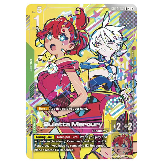Gundam Card Game - GD-04: Phantom Aria - Suletta Mercury (R+) - GD04-085