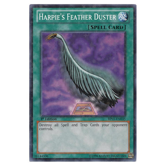 Yu-Gi-Oh! - Battle Pack - Epic Dawn - Harpie's Feather Duster (Starfoil Rare) BP01-EN035