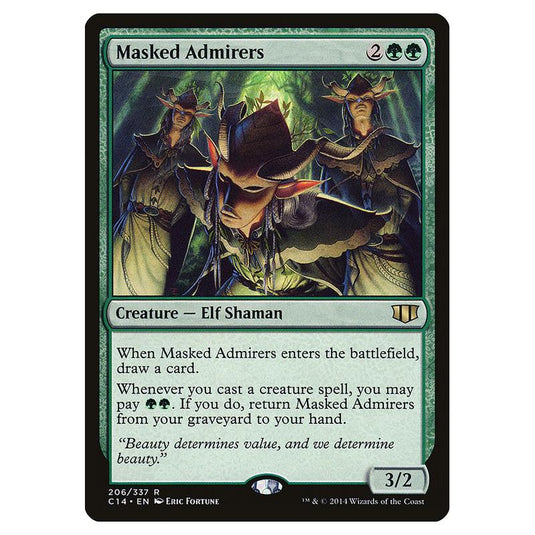 Magic The Gathering - Commander 2014 - Masked Admirers - 206