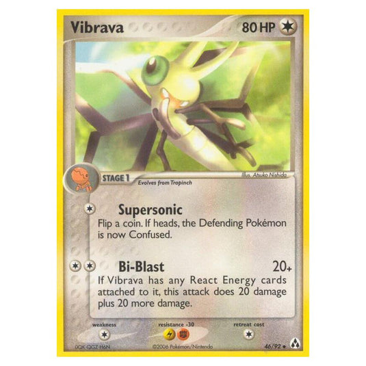 Pokemon - EX Legend Maker - Vibrava - 46/92