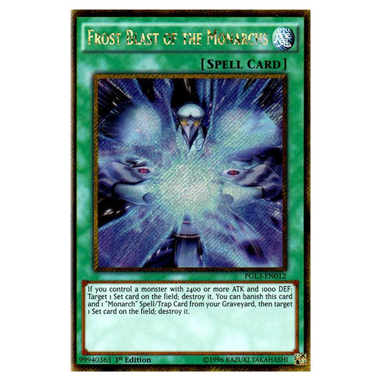 Yu-Gi-Oh! - Premium Gold - Infinite Gold - Frost Blast of the Monarchs (Gold Secret Rare) PGL3-EN012