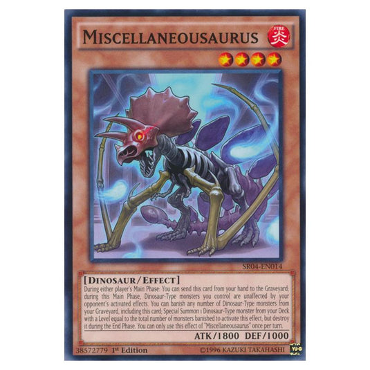 Yu-Gi-Oh! - Dinosmasher\'s Fury Structure Deck - Miscellaneousaurus (Common) SR04-EN014