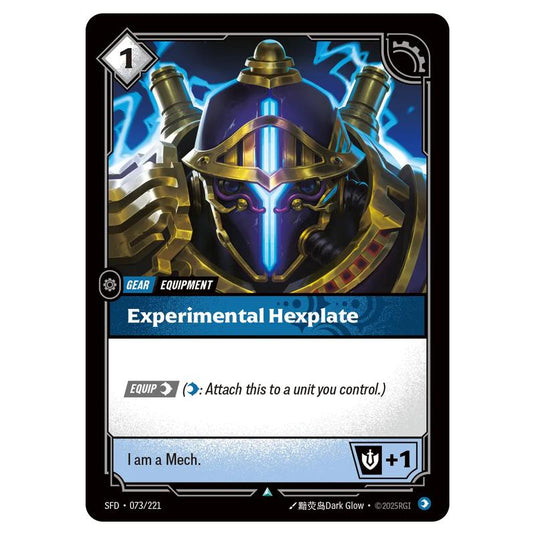 Riftbound: League of Legends TCG - Spiritforged - Experimental Hexplate - 073/221