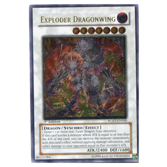Yu-Gi-Oh! - Raging Battle - Exploder Dragonwing (Ultimate Rare) RGBT-EN040