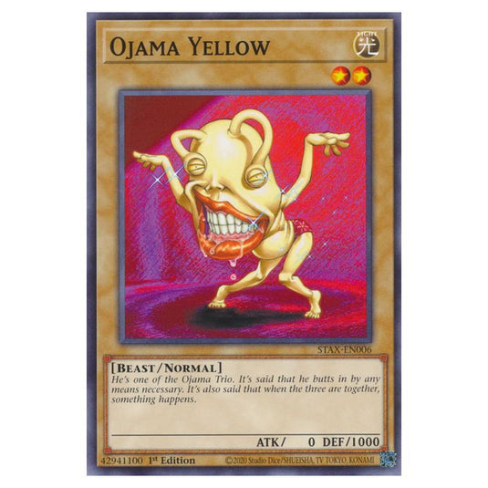 Yu-Gi-Oh! - 2-Player Starter Set - Ojama Yellow (Common) STAX-EN006
