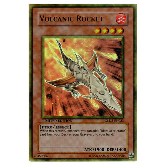 Yu-Gi-Oh! - Gold Series 2009 - Volcanic Rocket (Gold Rare) GLD2-EN023