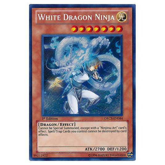 Yu-Gi-Oh! - Order of Chaos - White Dragon Ninja (Secret Rare) ORCS-EN084