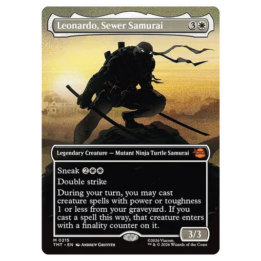 Magic The Gathering - Teenage Mutant Ninja Turtles - Leonardo, Sewer Samurai - 0215