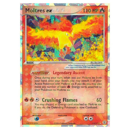 Pokemon - EX Series - FireRed & LeafGreen - Moltres ex - 115/112