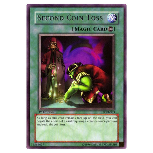 Yu-Gi-Oh! - Legacy of Darkness - Second Coin Toss (Rare) LOD-083