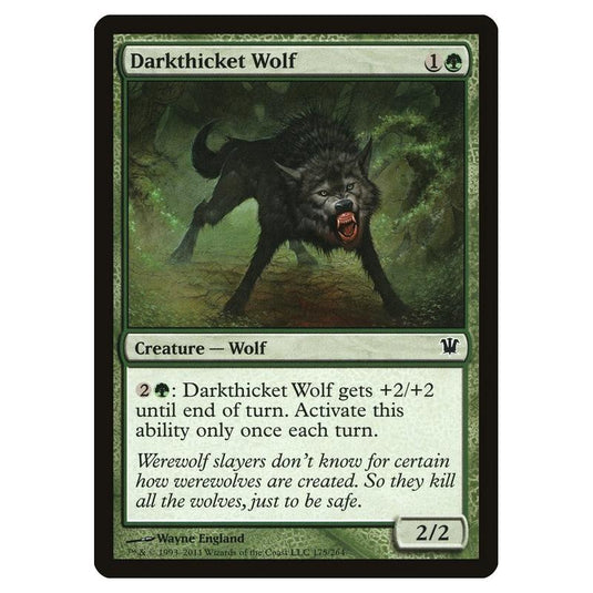 Magic the Gathering - Innistrad - Darkthicket Wolf - 175/264