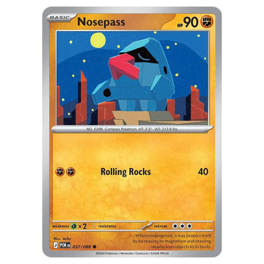 Pokemon - Mega Evolution - Perfect Order - Nosepass - 037/088