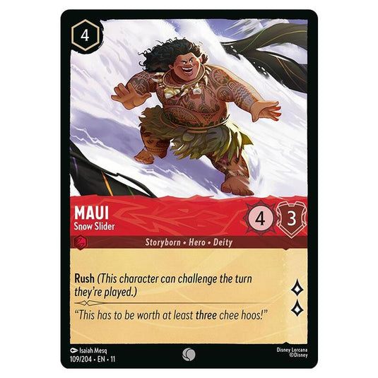 Lorcana - Winterspell - Maui - Snow Slider (Common) - 109/204