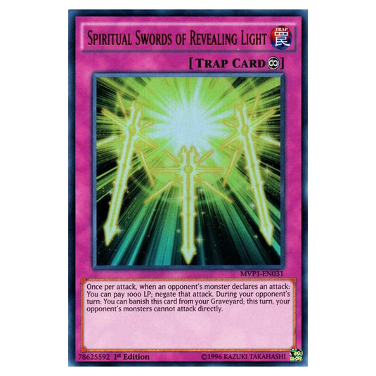 Yu-Gi-Oh! - Yu-Gi-Oh! The Dark Side of Dimensions Movie Pack - Spiritual Swords of Revealing Light (Ultra Rare) MVP1-EN031