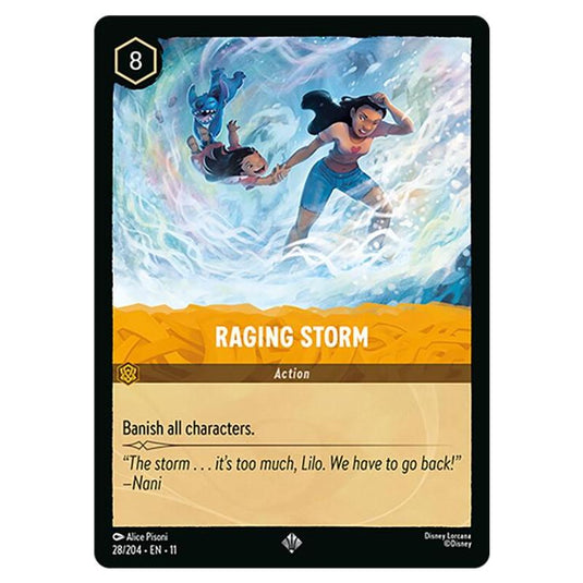 Lorcana - Winterspell - Raging Storm (Super Rare) - 028/204