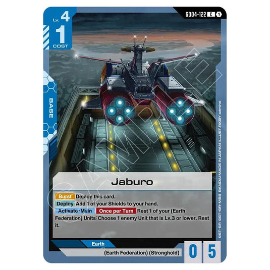 Gundam Card Game - GD-04: Phantom Aria - Jaburo (C) - GD04-122