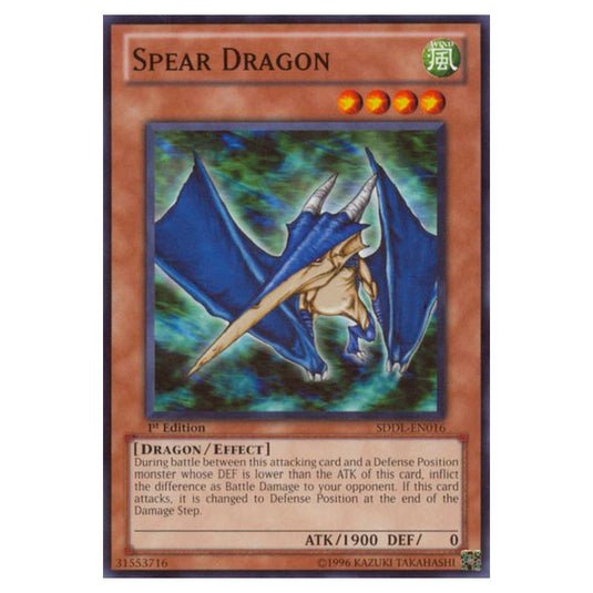 Yu-Gi-Oh! - Dragunity Legion Structure Deck - Spear Dragon (Common) SDDL-EN016