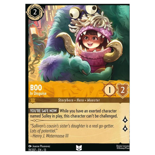 Lorcana - Attack of the Vine! - Boo - In Disguise (Uncommon) - 19/207