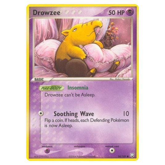 Pokemon - EX Team Rocket Returns - Drowzee - 054/109