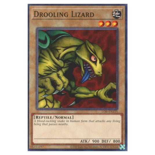 Yu-Gi-Oh! - Legend of Blue Eyes White Dragon (25th Anniversary Edition) - Drooling Lizard (Common) - LOB25-EN115