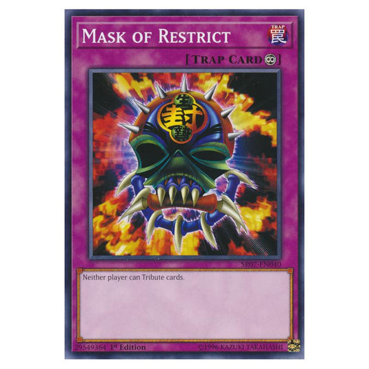 Yu-Gi-Oh! - Structure Deck - Zombie Horde - Mask of Restrict (Common) SR07-EN040