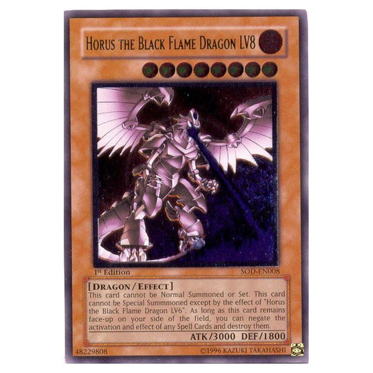 Yu-Gi-Oh! - Soul of the Duelist - Horus the Black Flame Dragon LV8 (Ultimate Rare) SOD-EN008