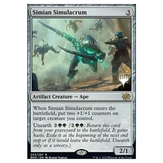 Magic The Gathering - The Brothers' War Promos - Simian Simulacrum - 205/287