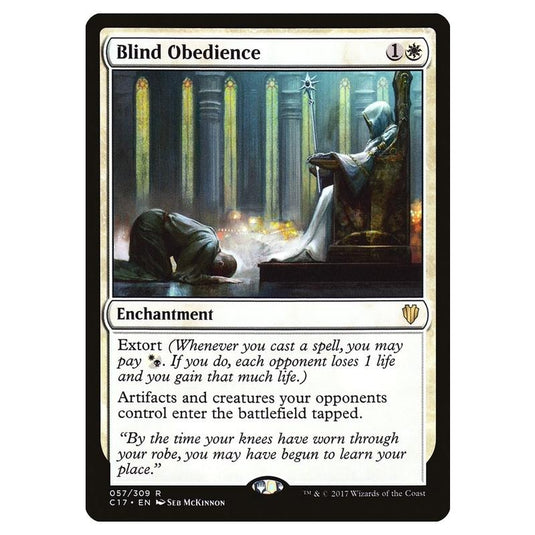 Magic The Gathering - Commander 2017 - Blind Obedience - 057/309