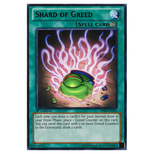 Yu-Gi-Oh! - Battle Pack 2 - War of the Giants - Shard of Greed (Rare) BP02-EN165