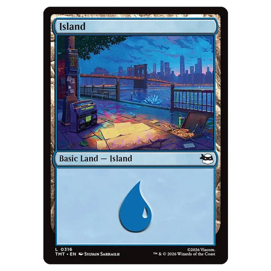 Magic The Gathering - Teenage Mutant Ninja Turtles - Island - 0316