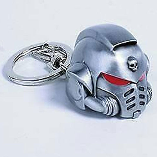 Primaris Space Marine Metal Helmet Keychain - Warhammer 40K